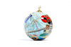 Charleston South Carolina Postcard Round Cloisonné Christmas Ornament