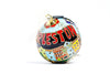Charleston South Carolina Postcard Round Cloisonné Christmas Ornament