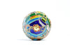 Charleston South Carolina Postcard Round Cloisonné Christmas Ornament