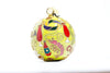 New Orleans Food Green Cloisonne Orn