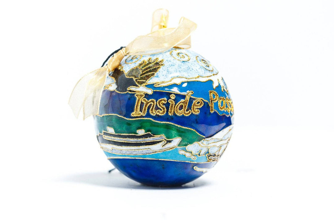 Inside Passage - Alaska Cloisonné Christmas Ornament