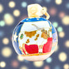 Texas Christmas with Santa & pack/State Flag & Steer/Cactus with Lights