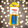 Texas Themed Cowboy Nutcracker Shaped Orn - TEXAS on back