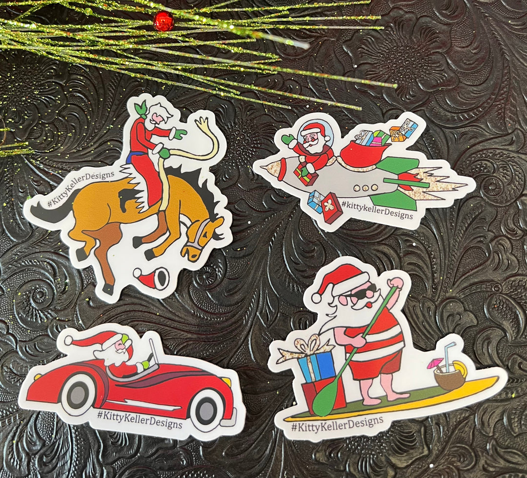 Santa Claus Sticker Set