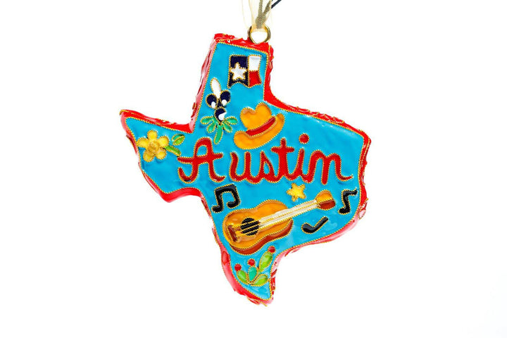 Austin State Icons Cloisonné Christmas Ornament