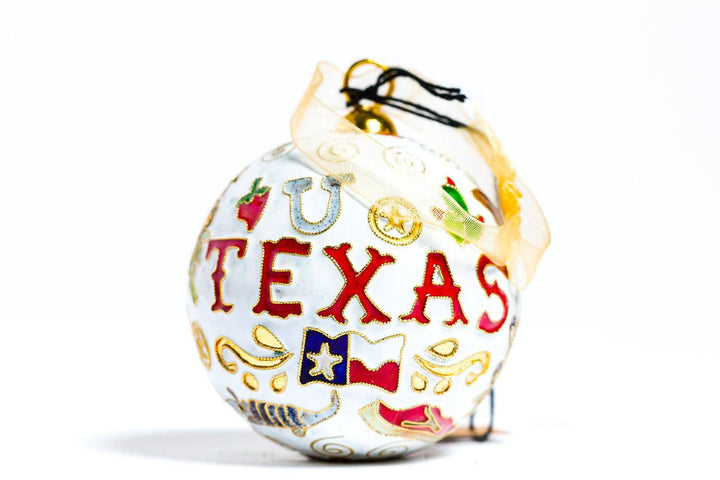 Texas Icons Cloisonné Christmas Ornament