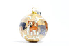 Best Friends Dog Themed Round Cloisonné Christmas Ornament