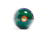 Alaska Northern Lights, State Shape, Moose, Denali Round Cloisonné Christmas Ornament