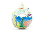 Alaska Nature Scene with Grizzly and Bald Eagle Cloisonné Christmas Ornament