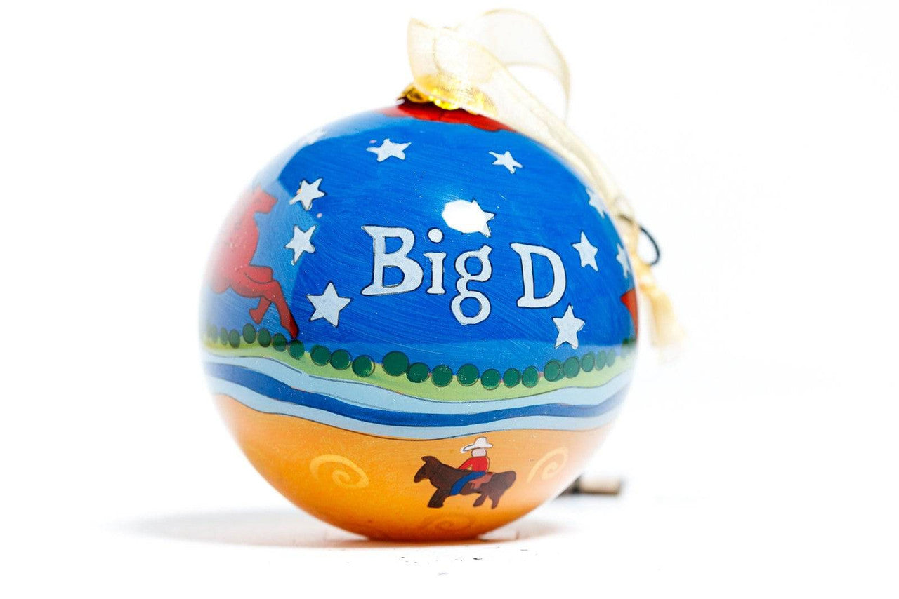 Large round sale glass christmas ornaments